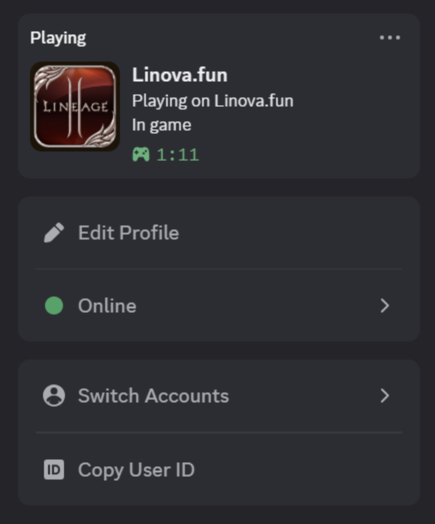 Discord Rich Presence